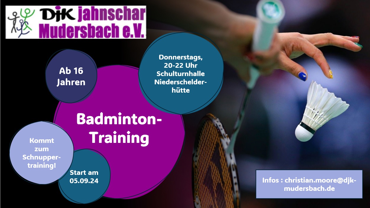 NEU! Badminton-Training startet